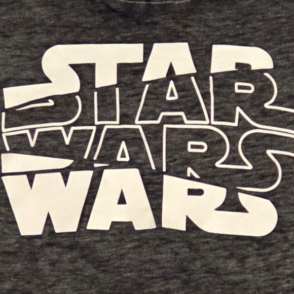 Star Wars Burn-out Hoodie printed with the "Star Wars" logo in size (XL 18/20) - Picture 4 of 5